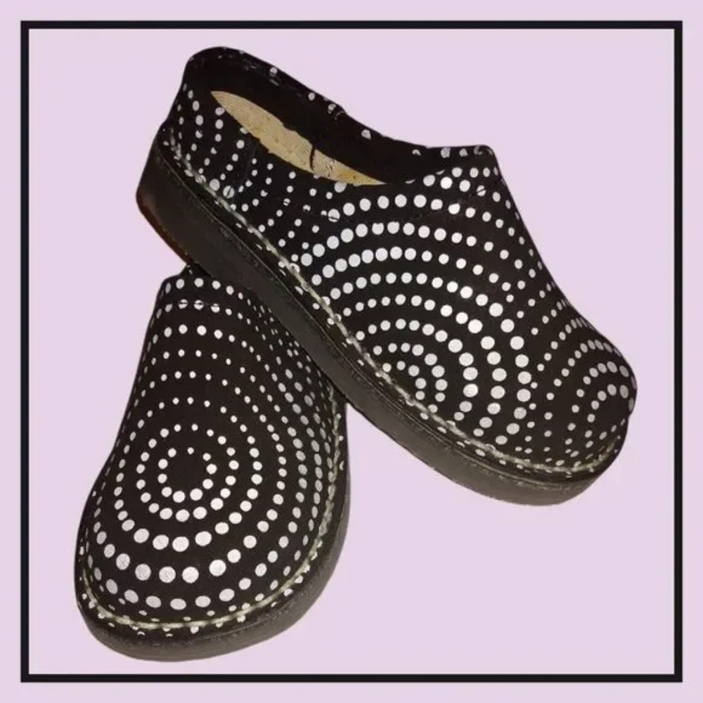 Toddler Girl's Aster Black Suede Clogs